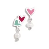 Agatha Ruiz de la Prada Pendientes Corazones y Perlas Degradee