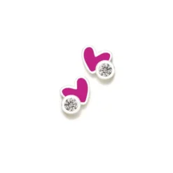 Agatha Ruiz de la Prada Pendientes Corazón Circonitas