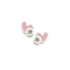 Agatha Ruiz de la Prada Pendientes Corazón Rosa