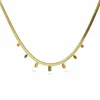 Anartxy Collar Barroco Snake Multi Color Dorado