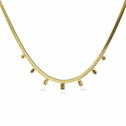 Anartxy Collar Barroco Snake Multi Color Dorado