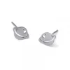 Anartxy Pendientes Planeta Acero