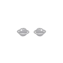 Anartxy Pendientes Planeta Acero