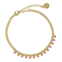 Anartxy Pulsera Mini Esfera Rosa