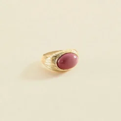 Anillo ancho Petra Rodorita / Dorado -  2280261-320