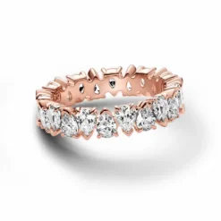 Anillo Banda Brillante Alterna