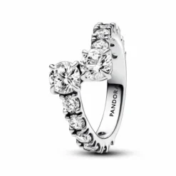 Anillo Banda Brillante Superpuesta - 193149C01