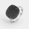 Anillo Cushion Circonitas Negra Itemporality - SRN-102-133