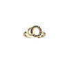 Anillo de halo negro