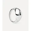 Anillo de plata de bambú PDPAOLA - AN02-B24