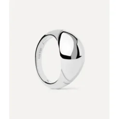 Anillo de plata de bambú PDPAOLA - AN02-B24