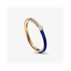 Anillo Dual y Azul Pave Pandora Me - 162528C01