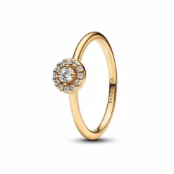 Anillo Halo Redondo en Pavé Pandora - 163554C01