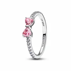 Anillo Lazo Rosa Brillante Pandora - 193510C01