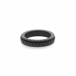 Anillo minimalista Nova negro Steel&Barnett - R-NOV02