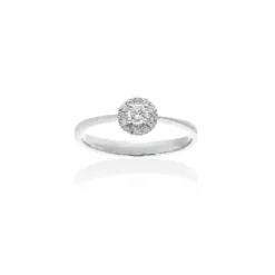 Anillo Oro Blanco y diamantes MARINA GARCIA