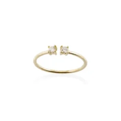 Anillo Oro Blanco y diamantes MARINA GARCIA