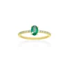 Anillo Oro y Esmeralda MARINA GARCIA