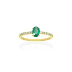 Anillo Oro y Esmeralda MARINA GARCIA
