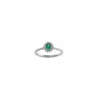 ANILLO PLATA DOBLE ORLA OVAL ESMERALD LA - 136S0416