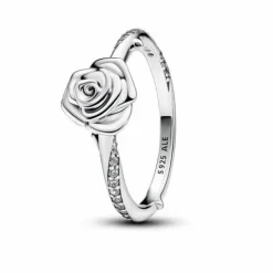 Anillo Rosa Floreciendo Pandora - 193215C01