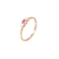 Argyor Anillo Diamantes Zafiro Rosa