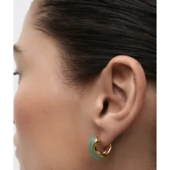 Aros Aventurina verde Musa PDPAOLA