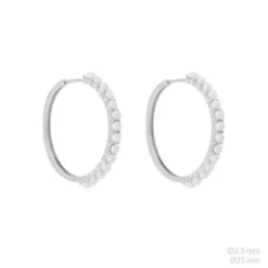Aros en Plata Perlas Naturales