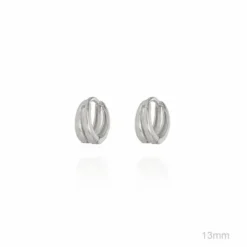 Aros Mini Plata Dobles