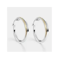 Aros Plata Bicolor Itemporality
