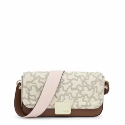 Bandolera mediana beige Kaos Icon