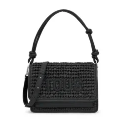 Bandolera mediana negro TOUS Audree Rafia
