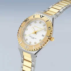 Bering Time Classic | plata/oro pulido/cepillado |