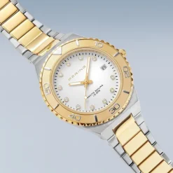 Bering Time Classic | plata/oro pulido/cepillado |