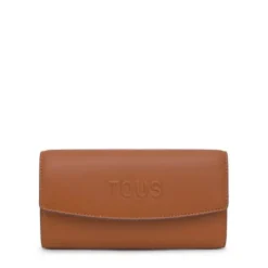 Billetera grande Pocket camel TOUS Bloom
