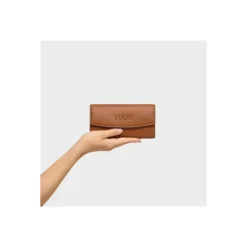 Billetera grande Pocket camel TOUS Bloom