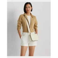Bolso cruzado Landyn mediano de piel