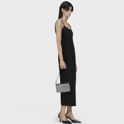 Bolso de hombro plata Party