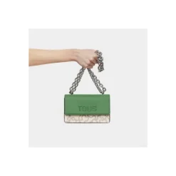 Bolso TOUS Bandolera S Solapa Kaos Icon Topo Verde