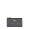 Cartera gris oscuro TOUS Kaos Mini Lines