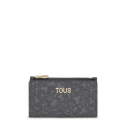 Cartera gris oscuro TOUS Kaos Mini Lines