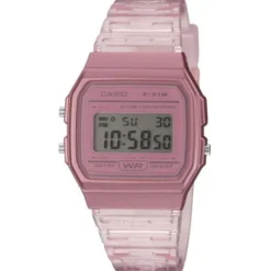 Casio Vintage Rosa Transparente
