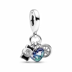 Charm Cámara, Brujula, Corazón de Pandora 792703C01