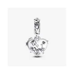 Charm Colgante Doble Winnie the Pooh y Piglet de Disney Amigos