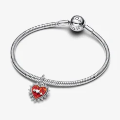 Charm Colgante Flecha Corazón Giratorio Pandora