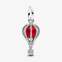Charm Colgante Globo Aerostático de Cristal de Murano Pandora