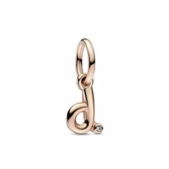 Charm Colgante Letra Minúscula d del Alfabeto