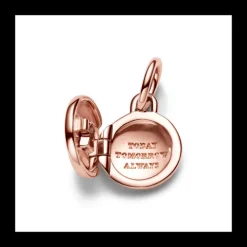 Charm Colgante Medalla Grabable que se abre