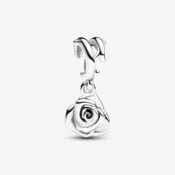 Charm Colgante Rosa Floreciendo Pandora