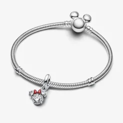Charm Colgante Silueta de Minnie Mouse de Disney
